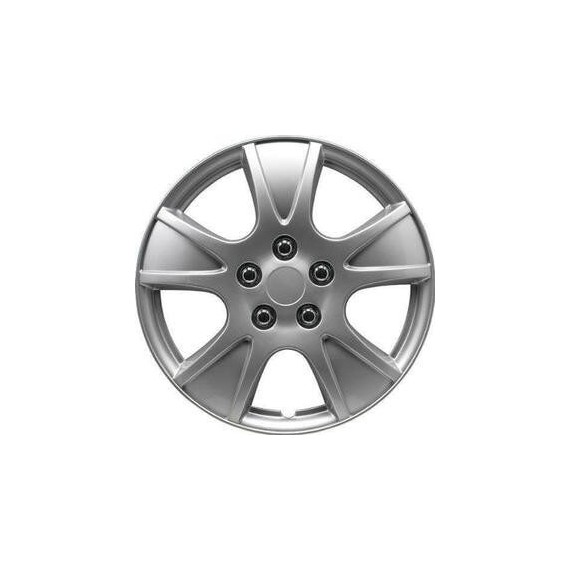 Padangos ir ratlankiai 13 colių sidabrinis gaubtas