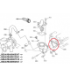 Dalis Aixam JAixam termostato flanšinė jungtis / Kubota variklis Z402, 2482, 260