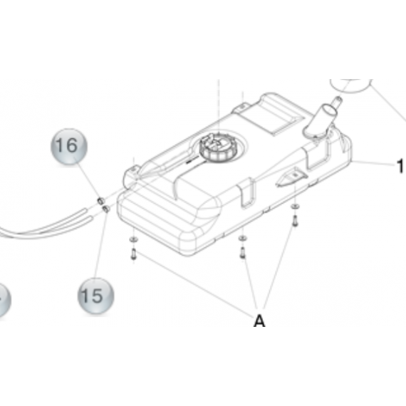 Kuro matuoklis Kuro bakas LIGIER NOVA, XTOO, S, R, RS, IXO, JS 50, OPTIMAX, MICROCAR CARGO, MGO 3/4/5/6, DUÉ 2/3/4