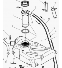Kuro bakas Microcar MC1/MC2, MGO 1/2, M8, F8C, Ligier JS RC, Flex