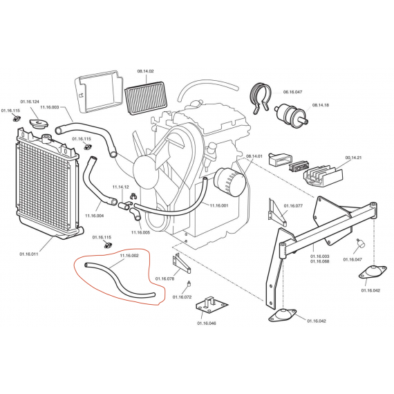 "Chatenet" dalis ŠILDYMO TIESA CHATENET MEDIA, BAROODER, SPEEDINO (LOMBARDINI MO
