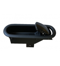 Vidinė durų rankena BLACK AIXAM 721/741/751,CITY,ROADLINE,SCOUTY,CROSSLINE CROSSOVER,GTO (pulso diapazonas, vizija, pojūtis)