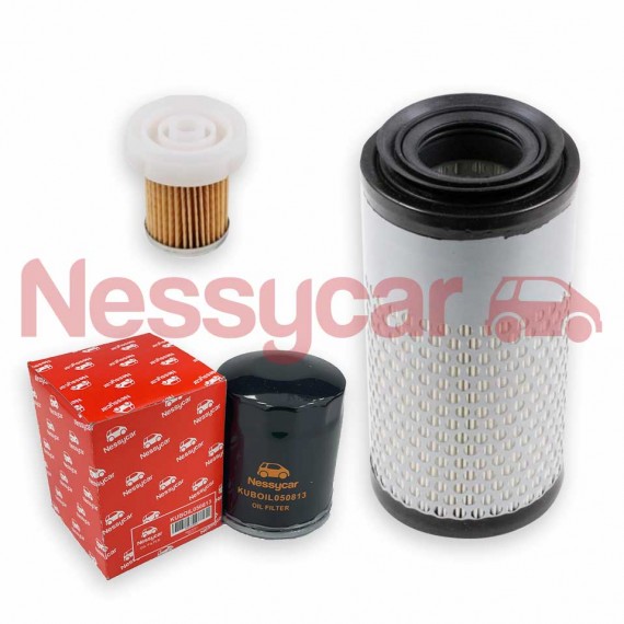 Aixam techninės priežiūros rinkinys 3 filtrų rinkinys Aixam city,crossline,coupé,crossline, gto,mega 2 Sensation range,EMOTION ,