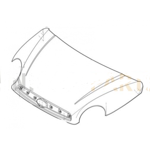 MGO 4 / 5 Mikroautobuso variklio dangtis Mgo 4/5 / Dué 3/5 P88