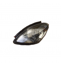 Kairysis priekinis žibintas Ligier ixo, js 50 juodas fonas, reguliuojamas elektra