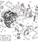Support moteur boîte Microcar Mgo 6 / Dué 6 / Ligier JS50 phase 3,4, JS60 / Moteur Lombardini 502Euro4